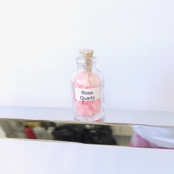 NEW Rose Quartz Bottle (Mini Size) - Picture 2 of 3